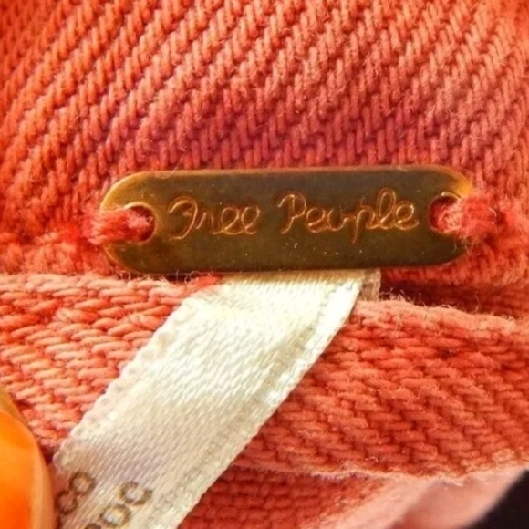 Free People Red Rumors Denim Jacket - Picture 4 of 5